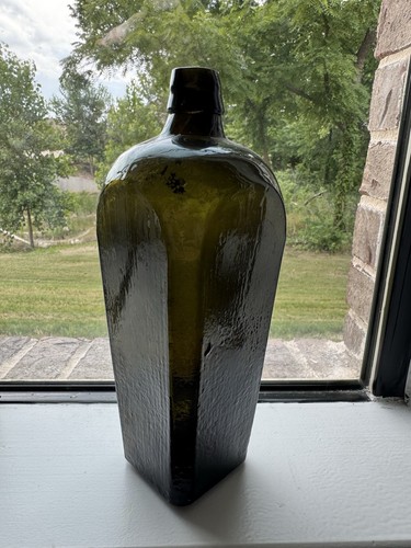 1800s antique dark olive green - 1800s,