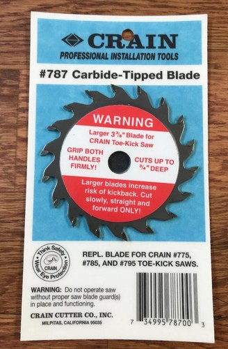 Crain 787 carbide blade for - crain,