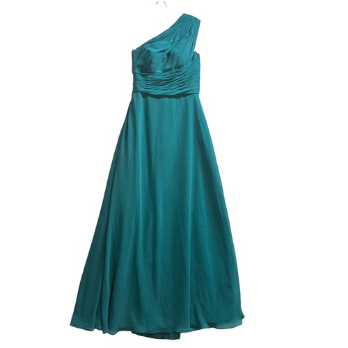 Azazie teal one shoulder - azazie,