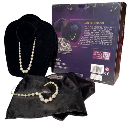 Magic necklace trick vanish - trick,