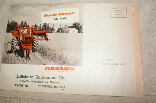 Allis chalmers tractors mdl - allis,