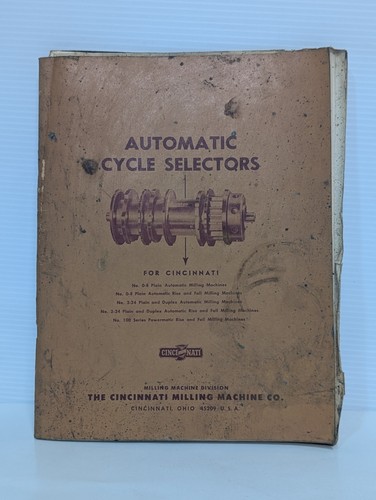 Cincinnati milling machine - cincinnati,
