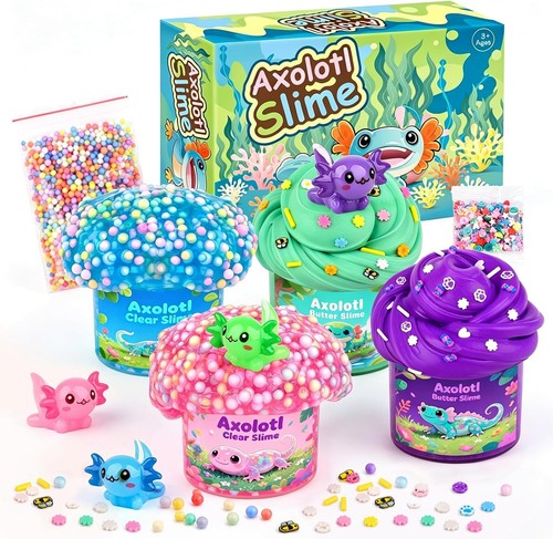 Pack axolotl slime kit - 4,