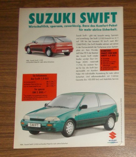 Rare promotional suzuki - promotional, swift