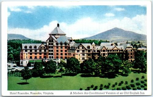 Postcard hotel roanoke - postcard,