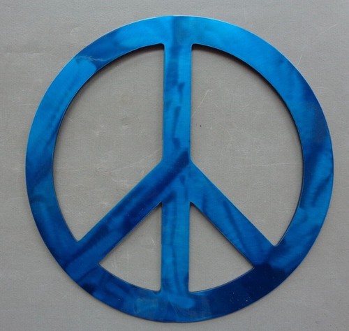 Peace sign symbol plasma cut - peace,
