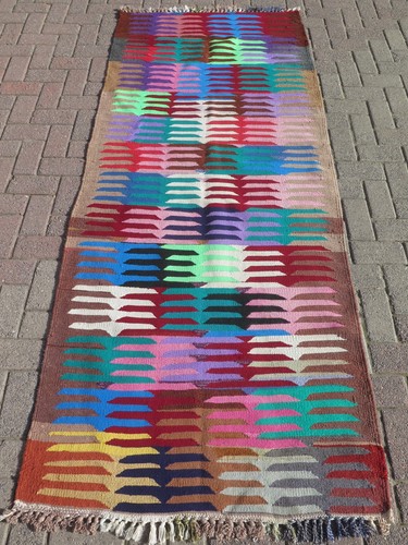 Vintage turkish kilim runner - turkish,