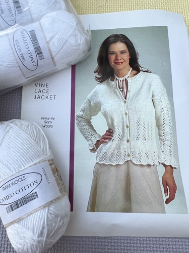 Vine lace jacket knit kit - lace,