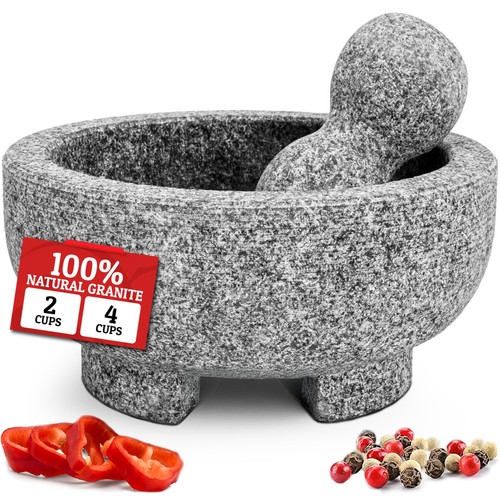 Prioritychef granite mortar - granite,