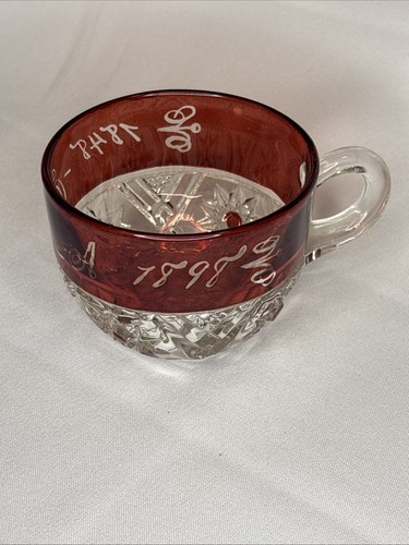 Vintage ruby flash glass - vintage,