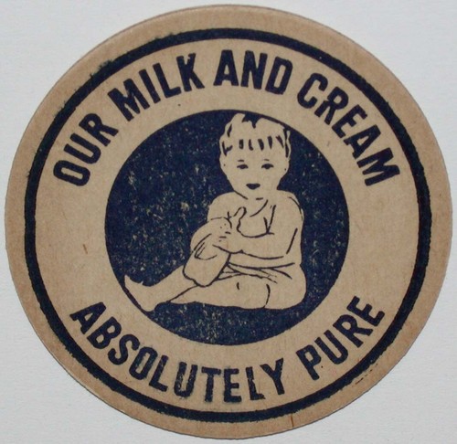 Vintage milk bottle - , our