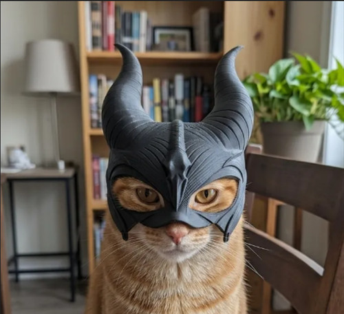 Maleficent horned cat helmet - horned,