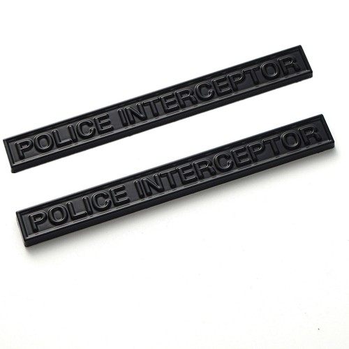 Black interceptor police - 2x,