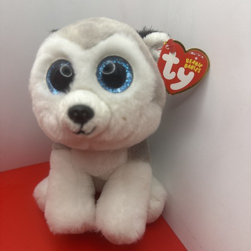 Beanie babies buff husky - ty,