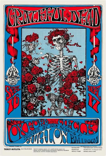 Grateful dead skeleton and - grateful,