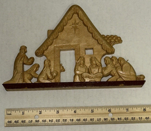 Hanging nativity scene manger - hanging,