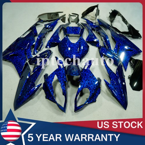 Blue forged carbon fiber - forged, paint