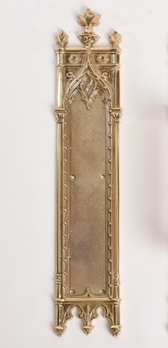 Brass ornate gothic church - brass,