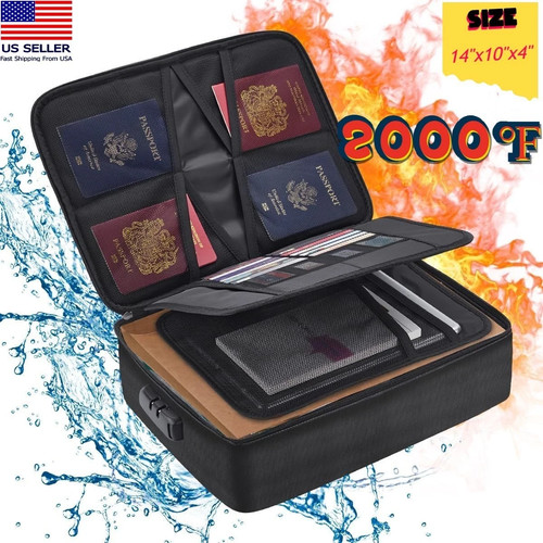 Layer fireproof document box - fireproof,