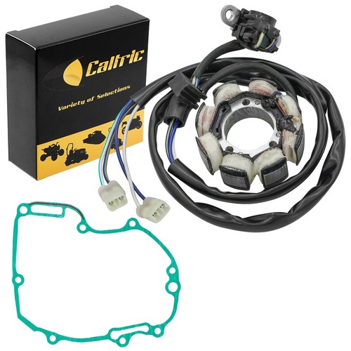 Stator and gasket - and,