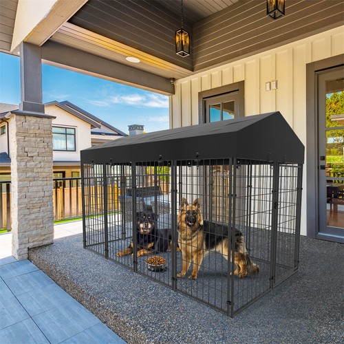 Xxl metal dog cage outdoor - metal,