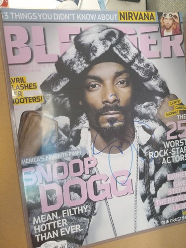 Snoop dogg jsa authenicated - dogg,