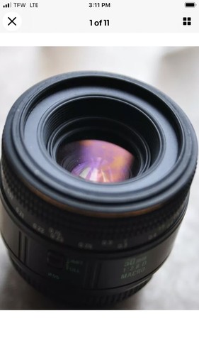 Quantaray 50mm lense - 50mm, fx