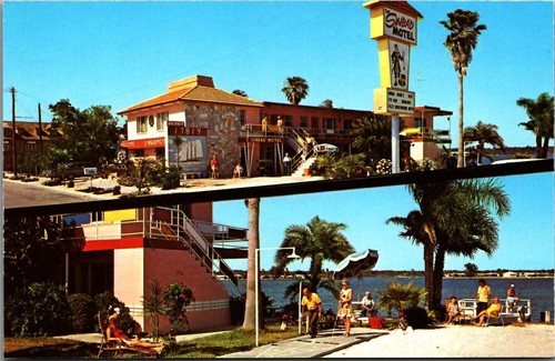 Vintage postcard sinbad motel - postcard,