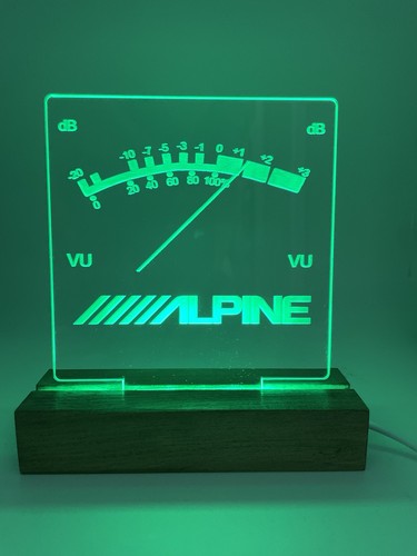 Vintage alpine car stereo led - alpine,