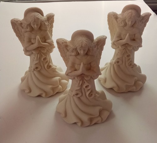 Vtg angel candle holders - candle,