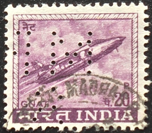 India 1967 jet fighter - jet, 20p