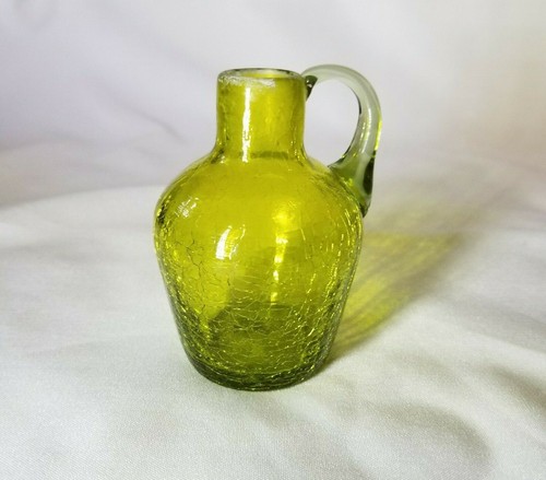 Vintage miniature crackle lime - vintage,