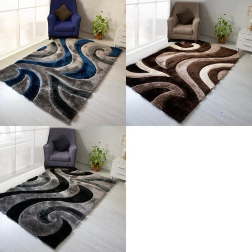 Shaggy rugs textured 5x7 - textured,