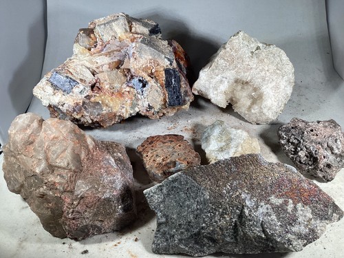 Lot minerals rocks - lb,