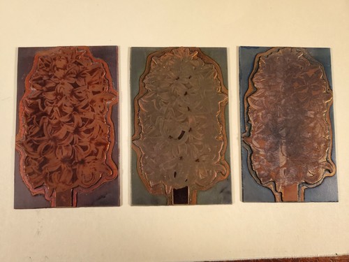 Etching engraved metal - etching,