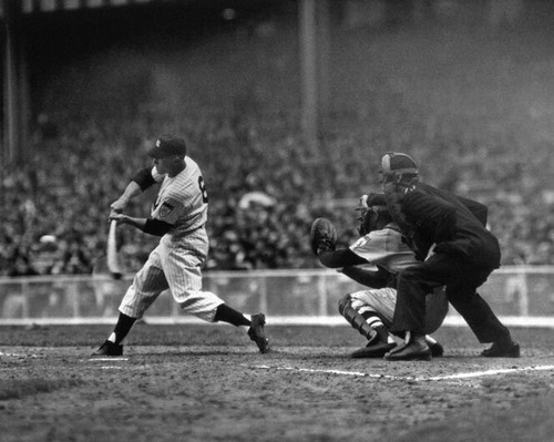 1951 mickey mantle glossy - 1951,