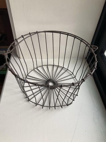 Antique egg basket wire - wire, 4.5”