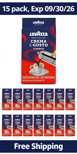 Pack 8oz lavazza - 8.8oz-lavazza, crema