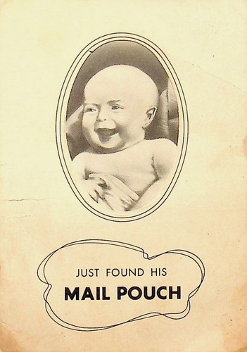 1938 mail pouch - mail, chewing