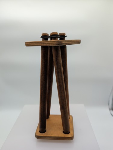 Vintage wood nut cracker - nut,