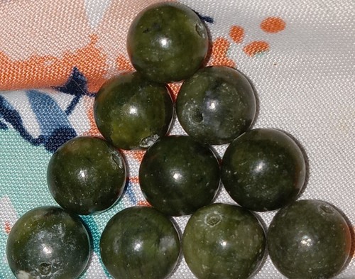 Set lot 8mm green connemara - 10,