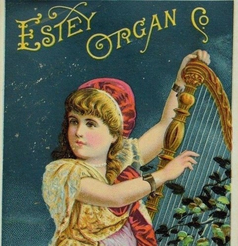 Estey organ beautiful young - estey,