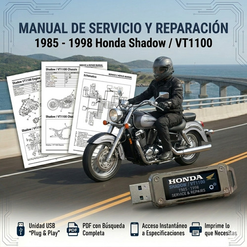 Honda shadow vt1100 1985 - honda,