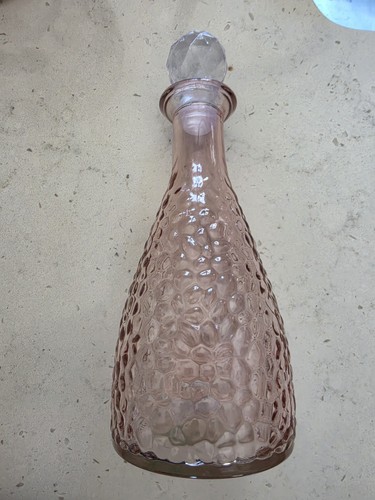 Pink decorative hammered glass - pink,