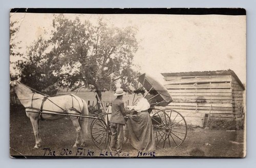 The old folks - leaving, home"