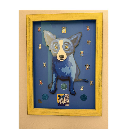 George rodrigue blue - dog, art