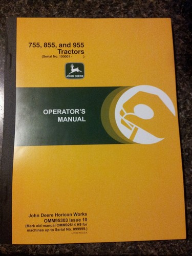 New john deere 755 - new, 955