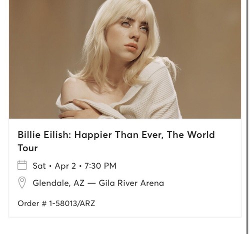 Billie eilish concert tickets - eilish,