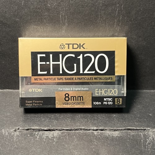 Tdk hg120 8mm video - video, cassette