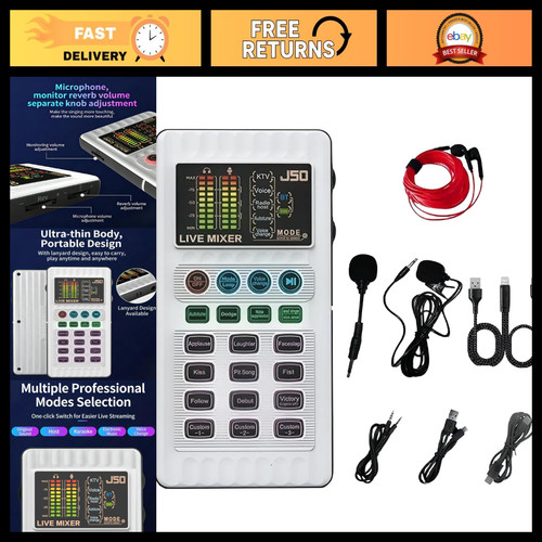 Portable live sound card - live,